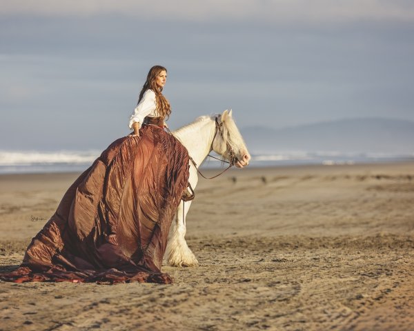 Horse and rider portrait